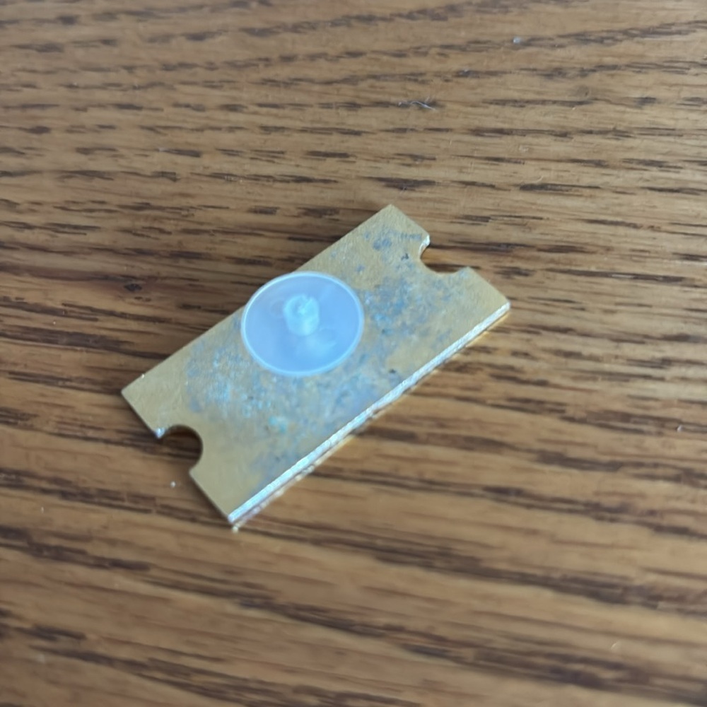 Gold and Black Brooch - Picture 2 of 2